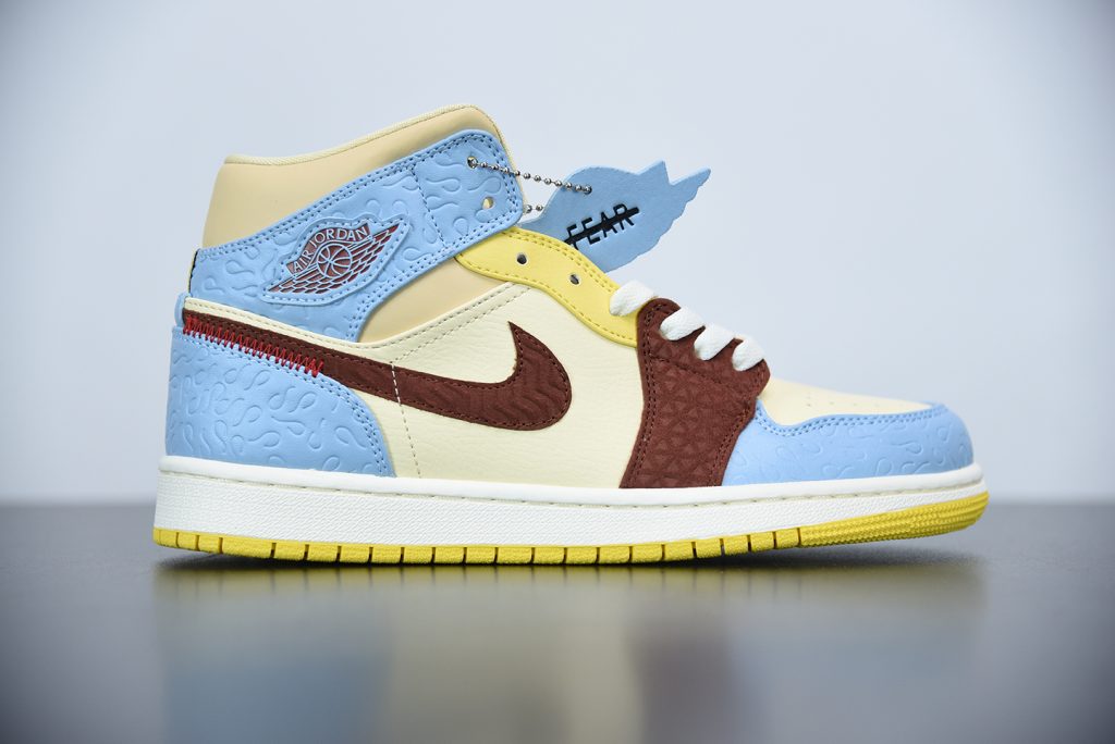 Maison Chateau x Air Jordan 1 Mid “Fearless” For Sale – The Sole Line