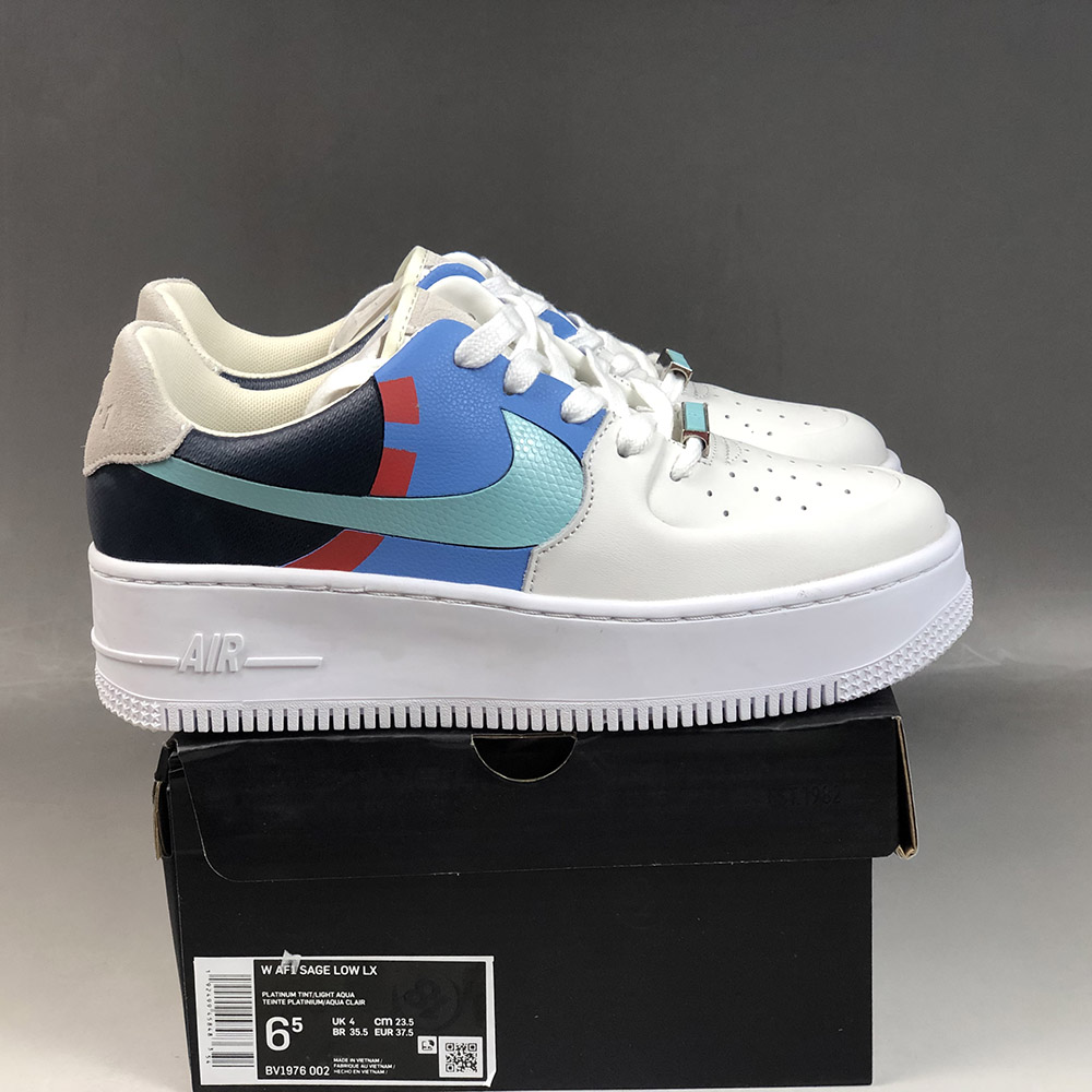nike air force one light blue