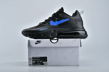 nike 270 react black blue