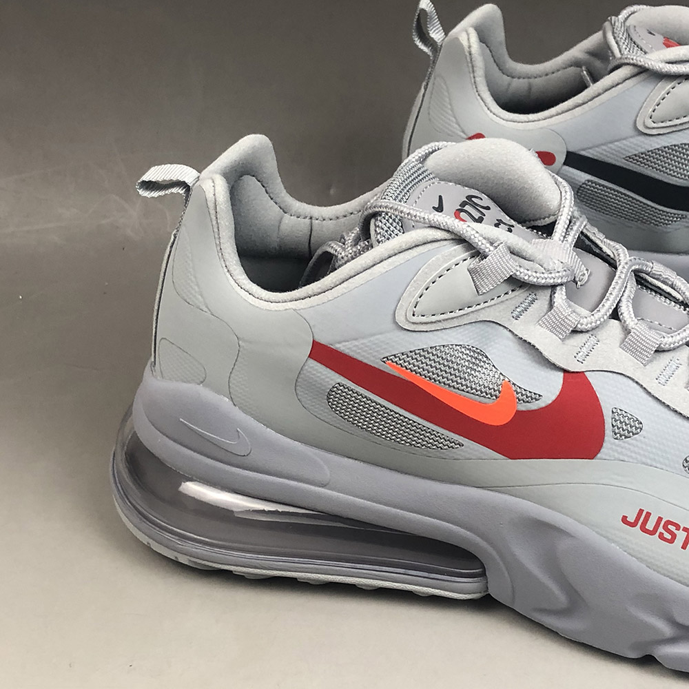 air max 270 react just do it wolf grey