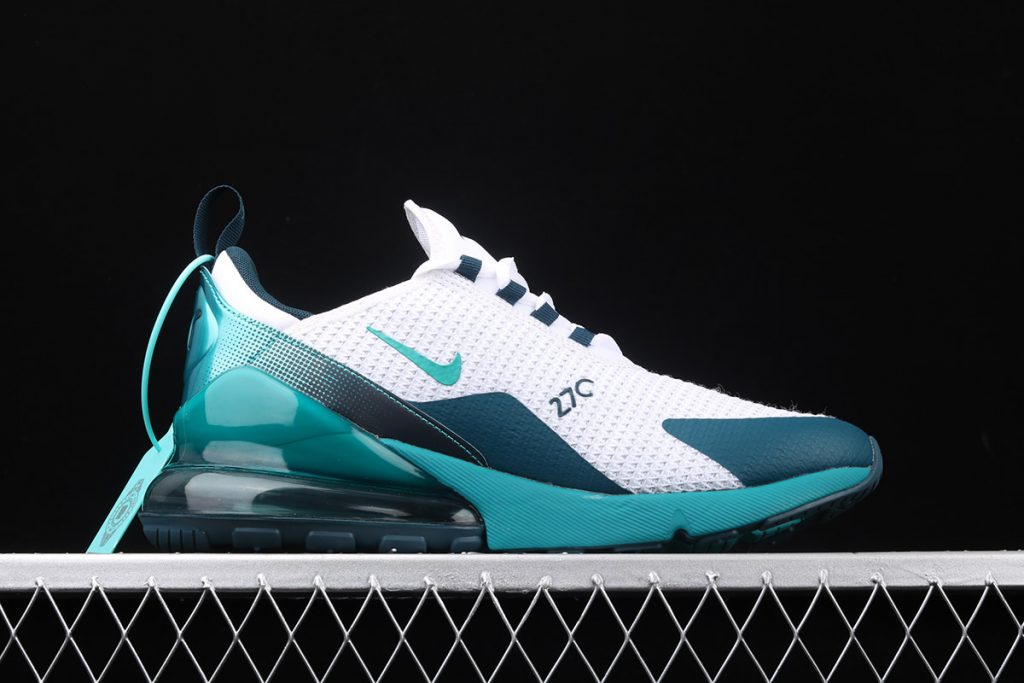 nike 270 teal and white