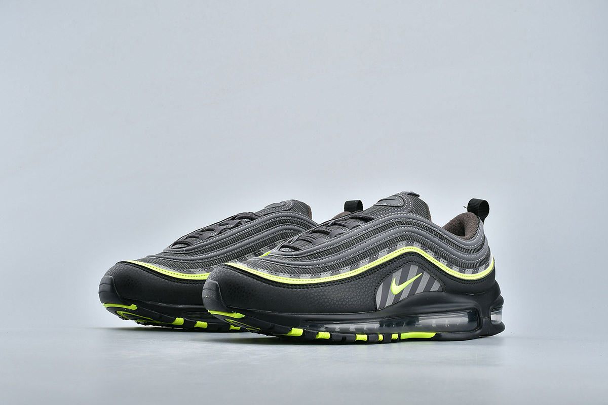 grey and lime green air max