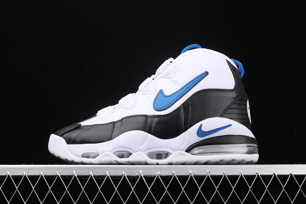 white and blue uptempos