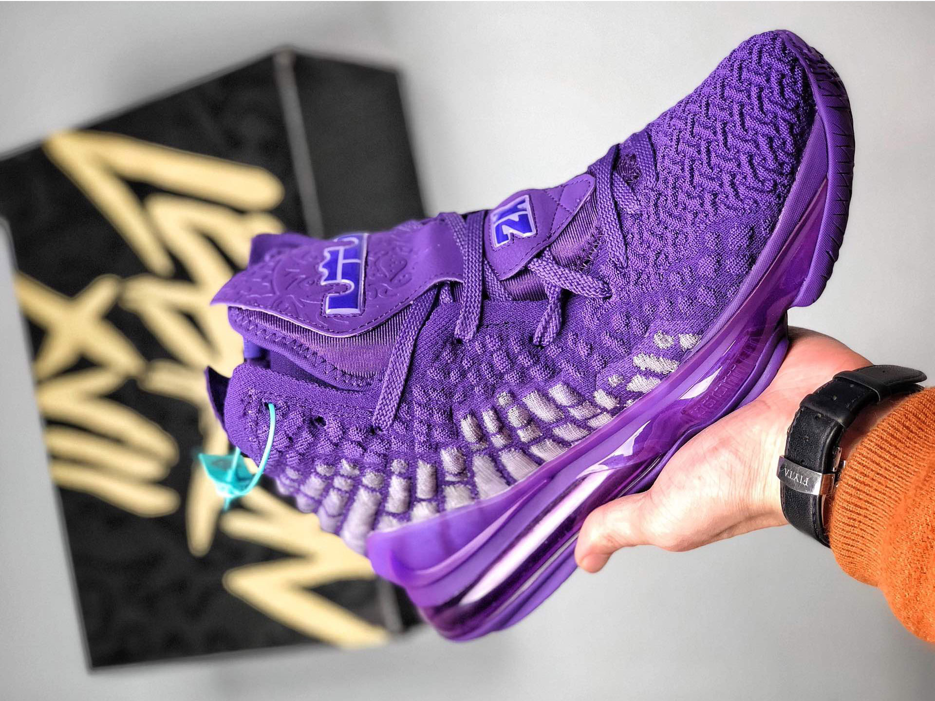 lebron 17 shoes purple