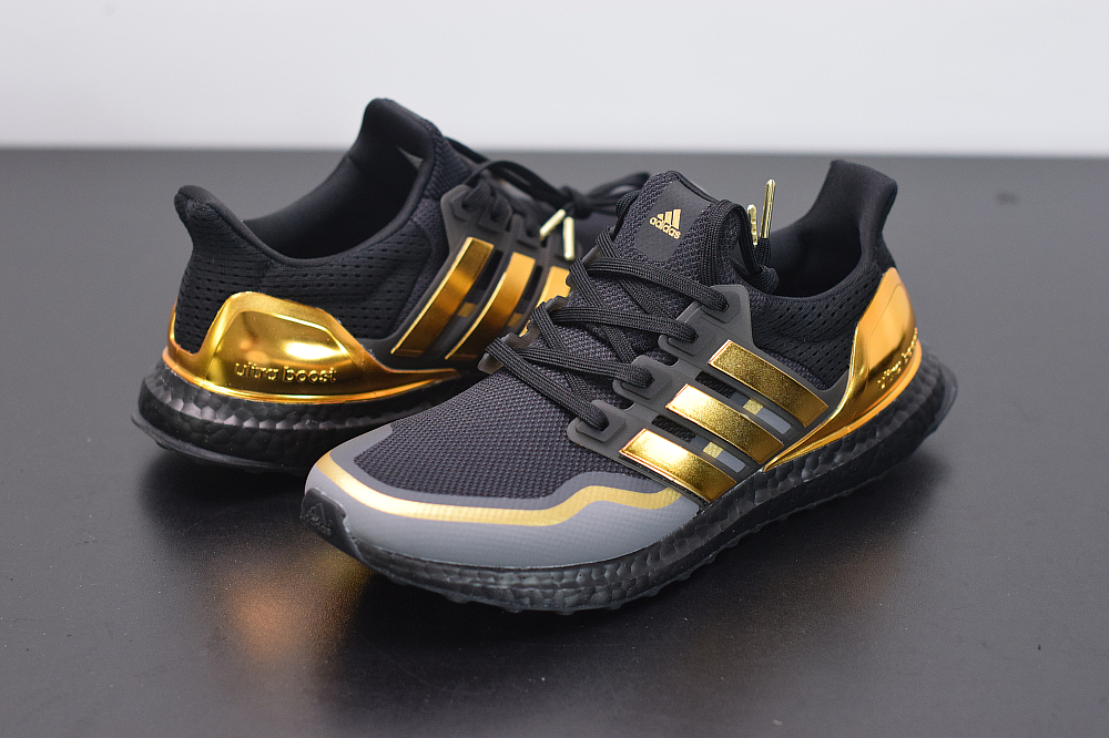 adidas ultra boost black gold metallic