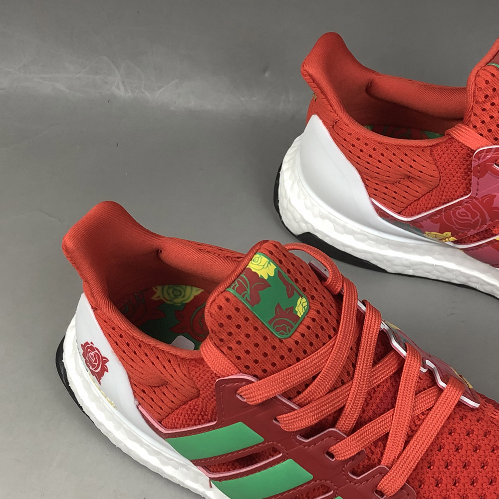 red and green ultra boost cheap online