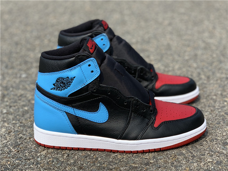 jordan 1 unc blue and red