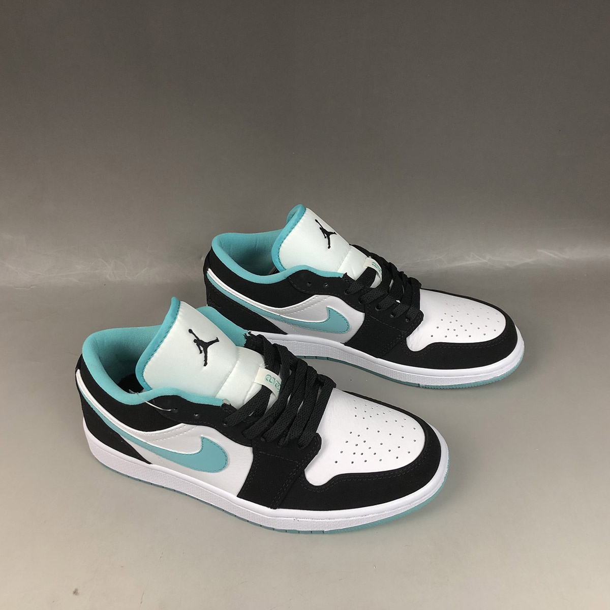 Air Jordan 1 Low White Black Island Green For Sale The Sole Line