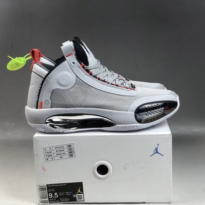 Air Jordan 34 White Black Red For Sale Limited Edition Nike Shoes All Star Weekend Deals