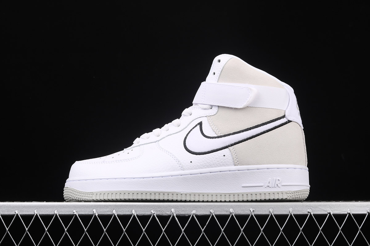 air force 1 high white and black