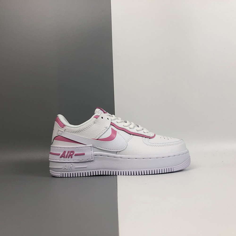 nike air force 1 shadow white pink