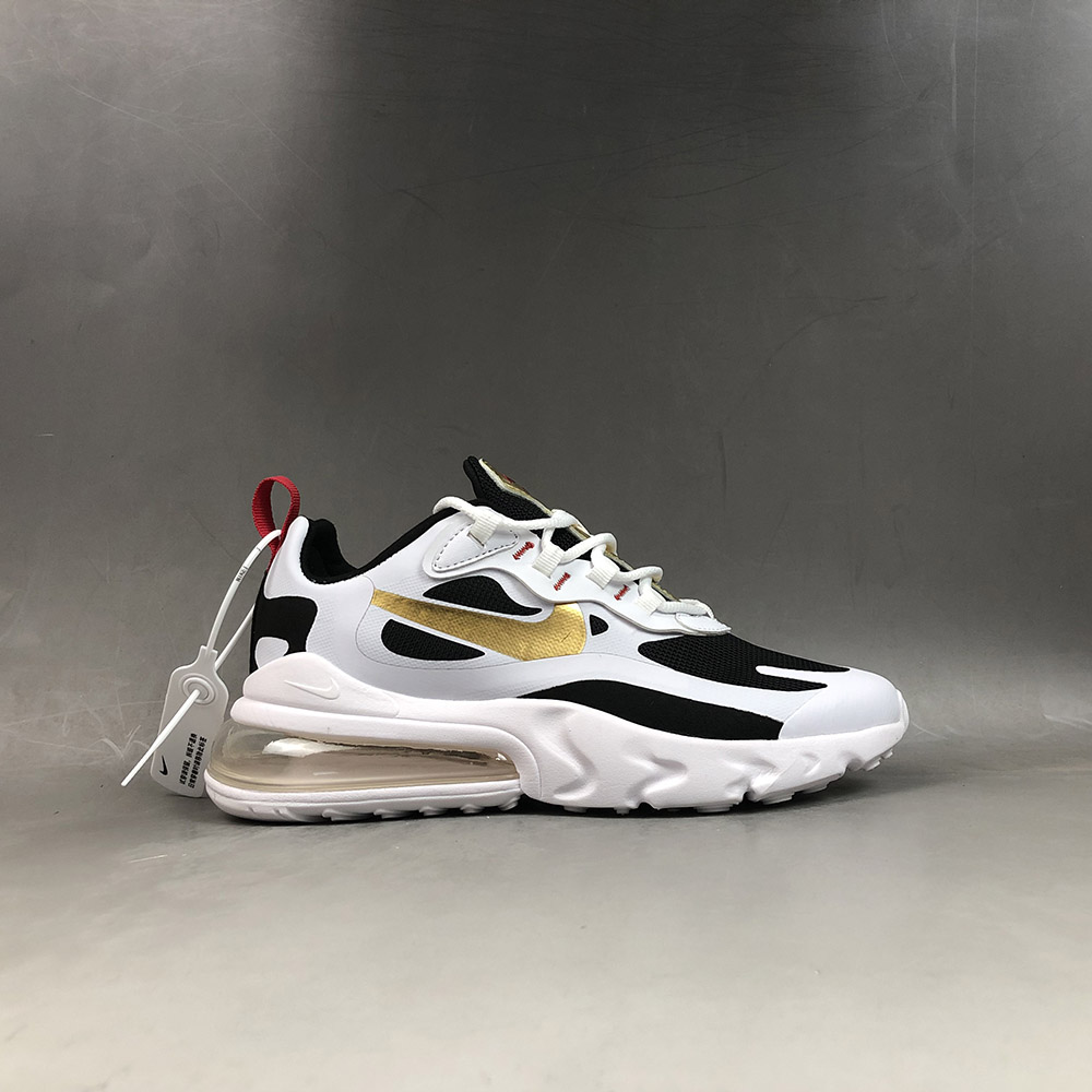 white and gold nike air max 270