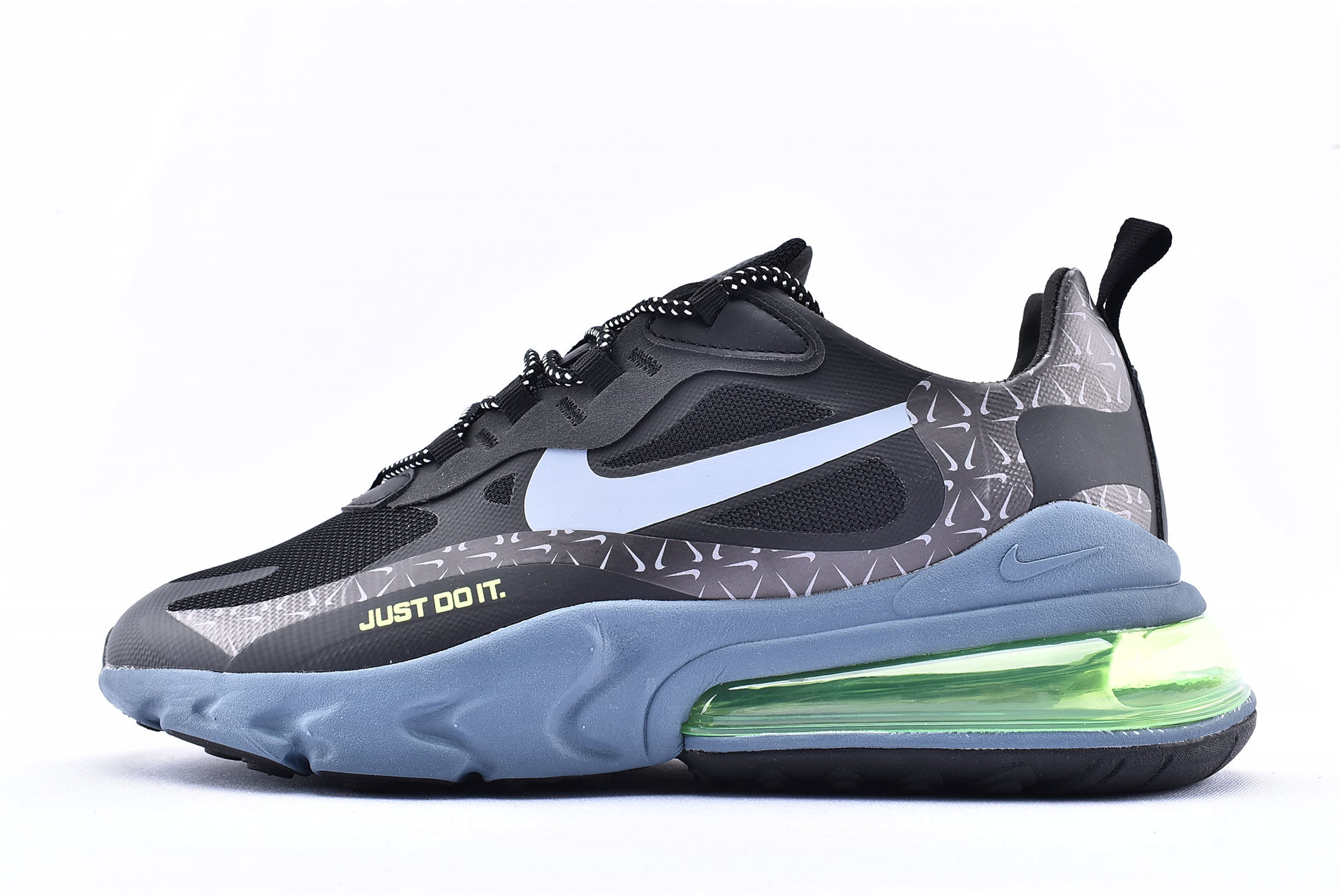nike air max 270 react just do it wolf grey