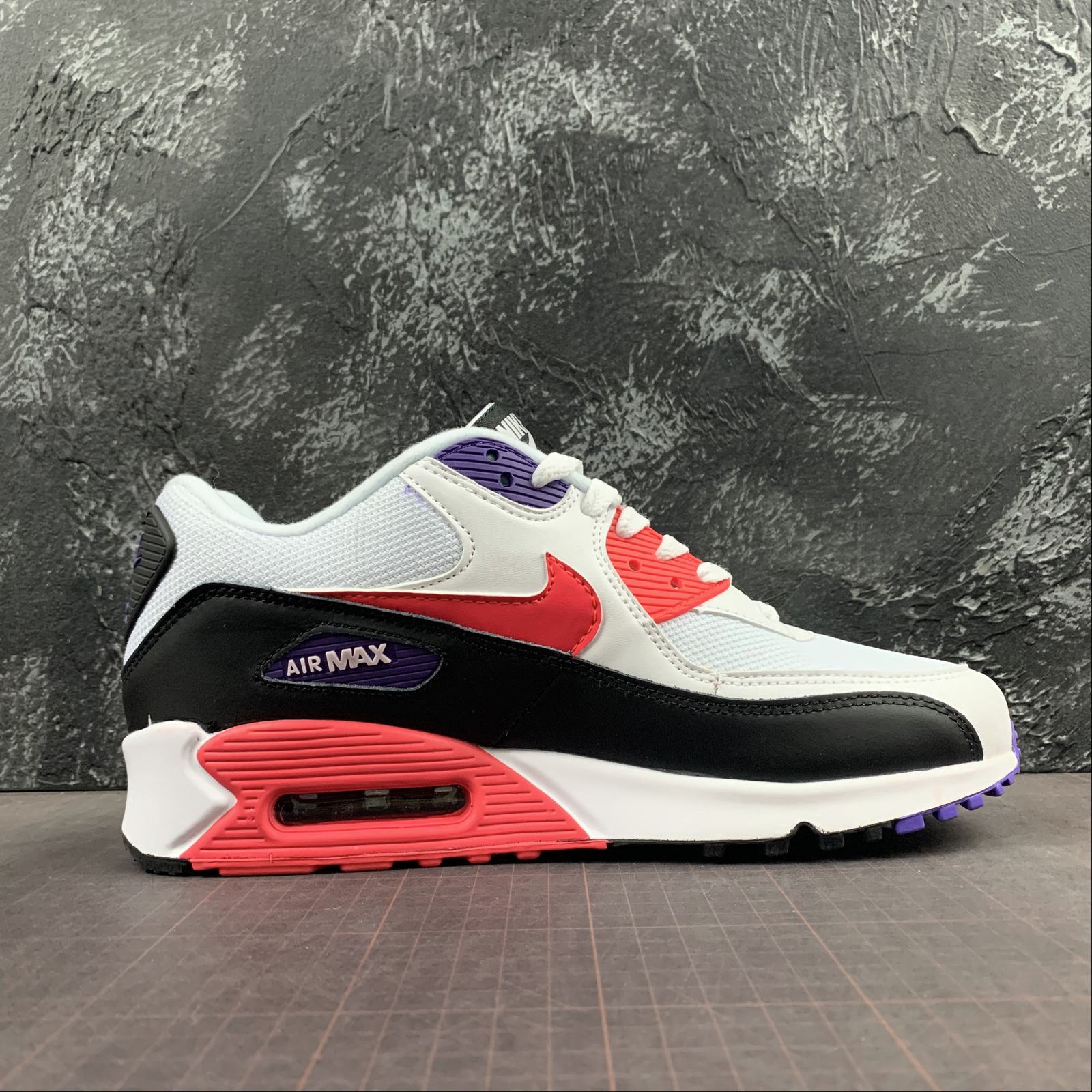 red and purple air max