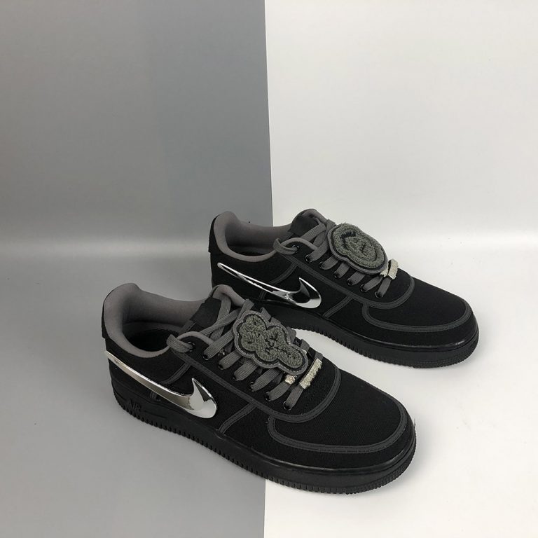 Travis Scott x Nike Air Force 1 Low Black For Sale – The Sole Line