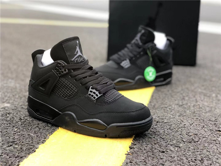 Air Jordan 4 Black Cat Black Light Graphite For Sale The Sole Line