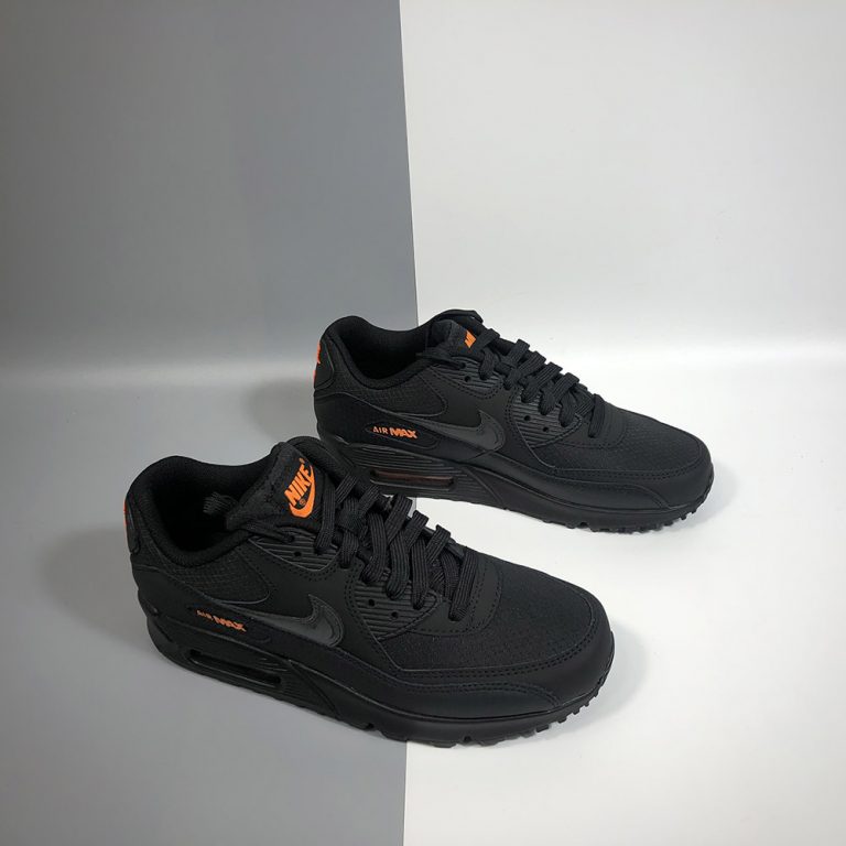 Nike Air Max 90 Black Orange For Sale – The Sole Line