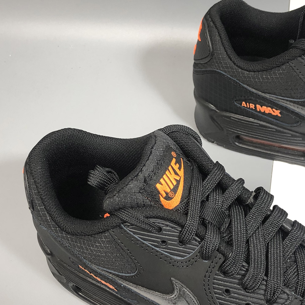 Nike Air Max 90 Black Orange For Sale 