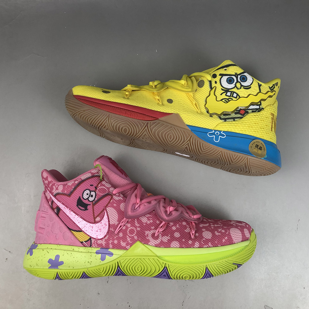 curry spongebob shoes
