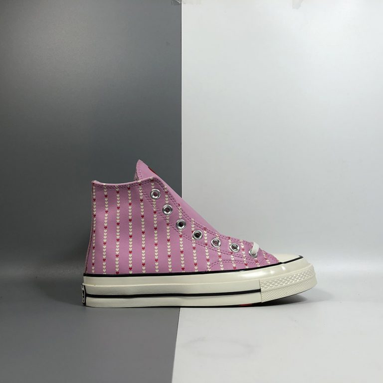 Converse Love Fearlessly Chuck 70 Peony Pink/Egret/Black For Sale â The Sole Line