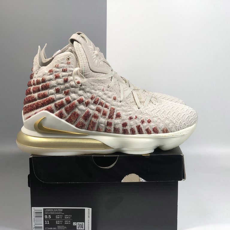 desert sand lebron 17