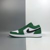 Air Jordan 1 Low Pine Green Black White For Sale The Sole Line