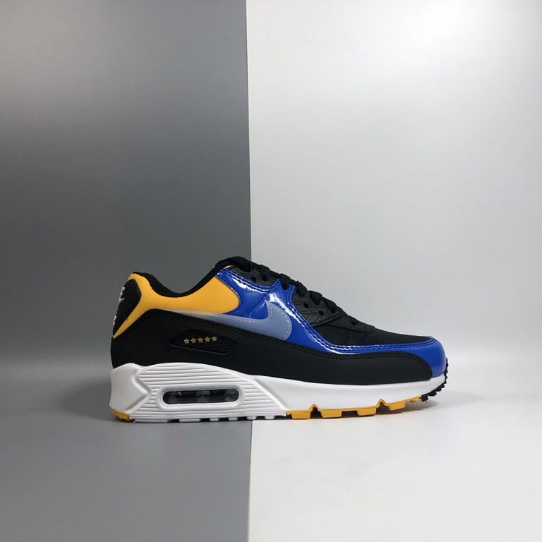 nike air max 90 essential blue yellow