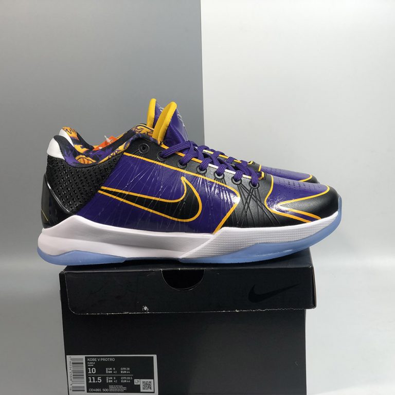 Nike Kobe 5 Protro “Lakers” Court Purple/Black-University Gold For Sale ...