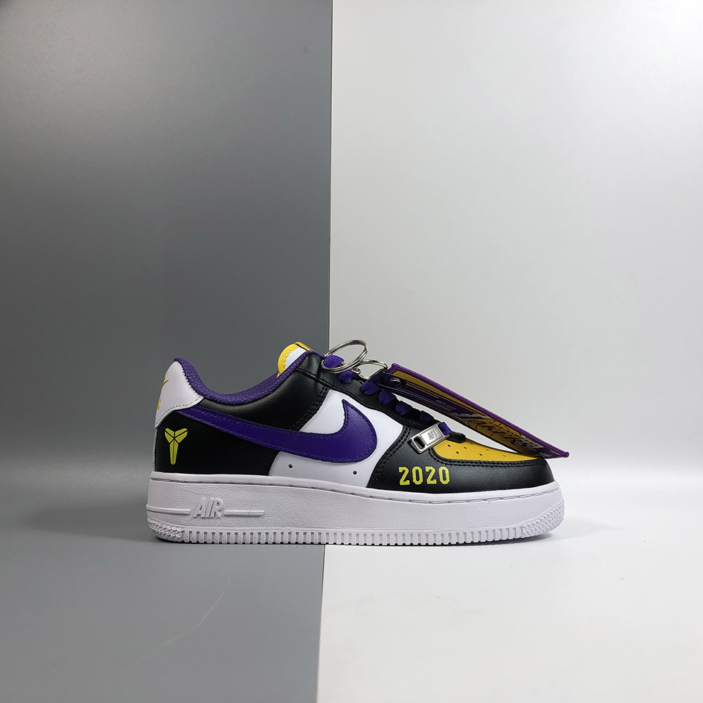 air force 1 purple and black
