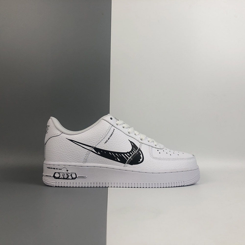 air force one low sketch white
