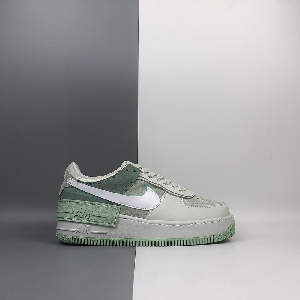 nike air force 1 shadow trainers spruce aura white pistachio frost