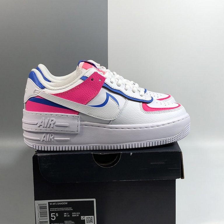 Nike Air Force 1 Shadow White Pink Blue For Sale – The Sole Line