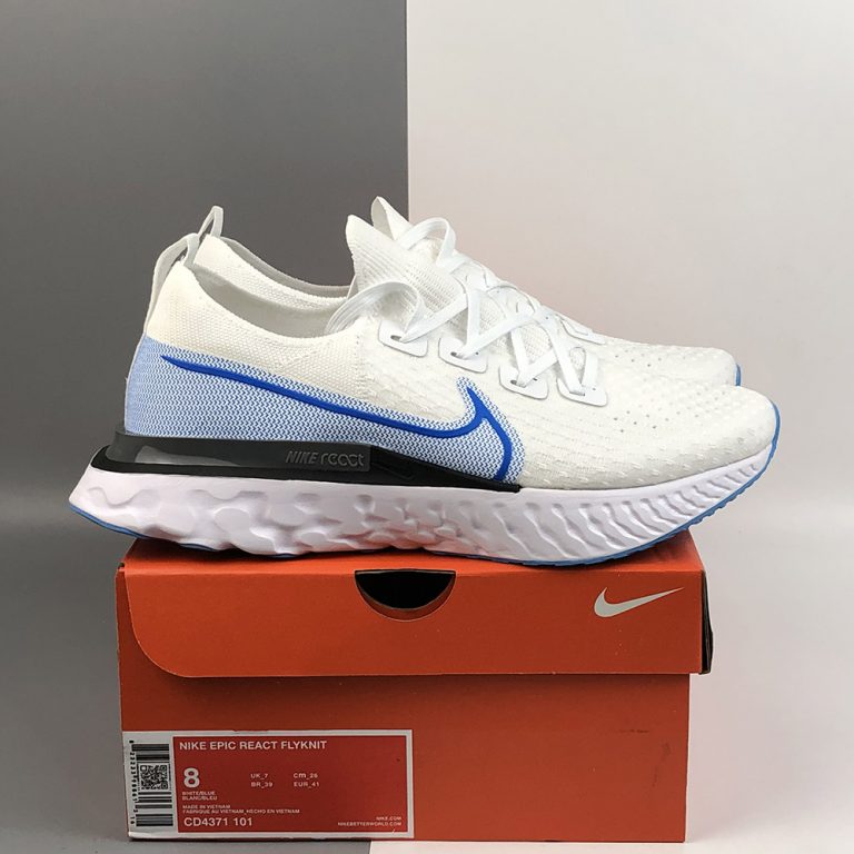 Nike React Infinity Run White/Pure Platinum/Photo Blue For Sale – The ...