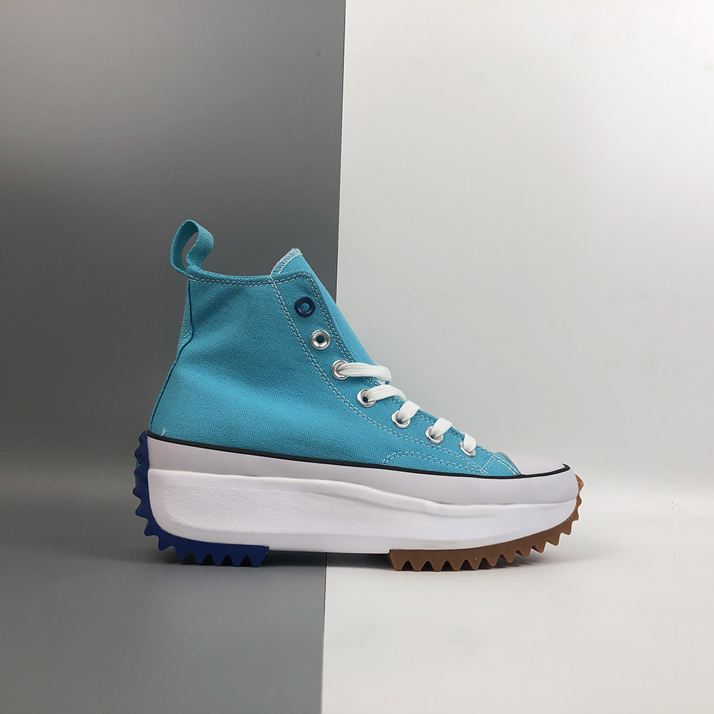 converse with blue sole