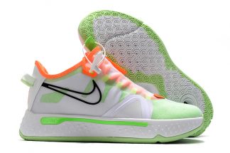 neon green and gray nike shoes
