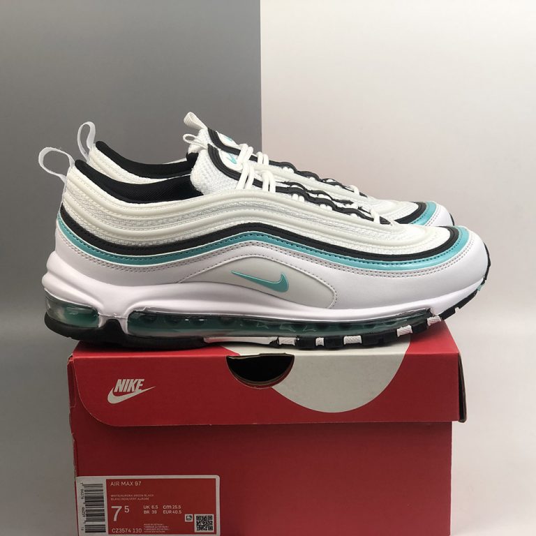 air max 97 green and white