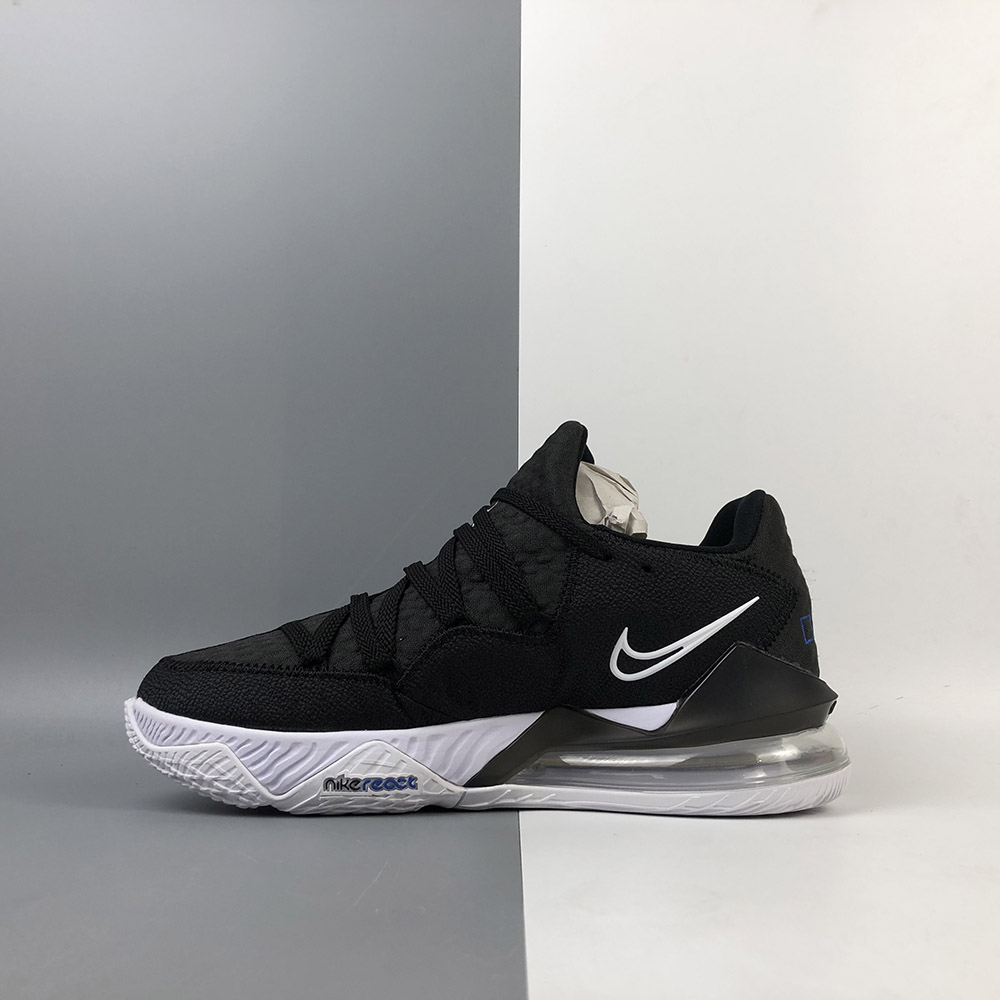 lebron 17 low black and white