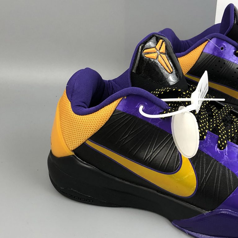 Nike Zoom Kobe 5 X ‘Lakers’ Black/De Sol-Varsity Purple For Sale – The ...