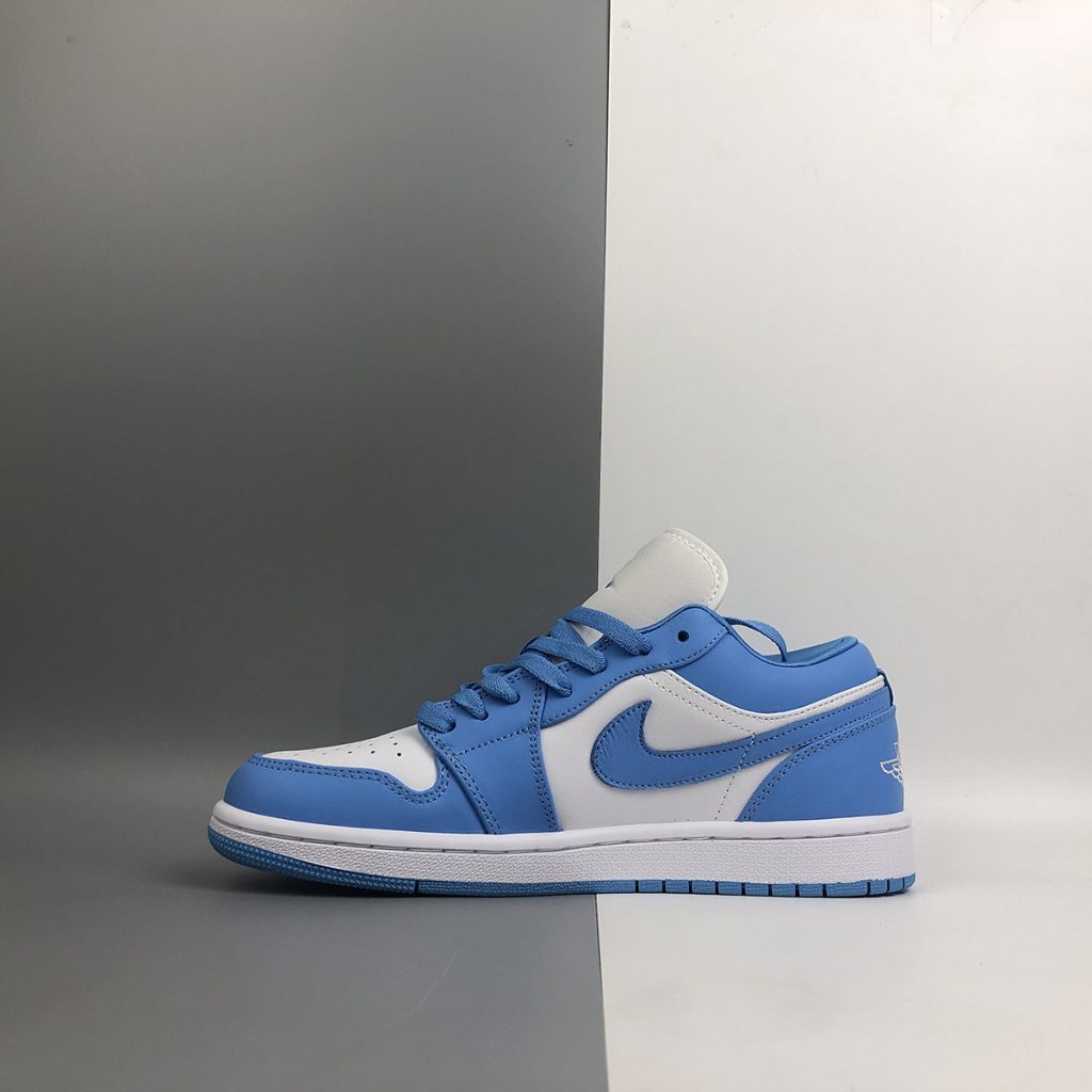 Air Jordan 1 Low “UNC” University Blue/White For Sale – The Sole Line