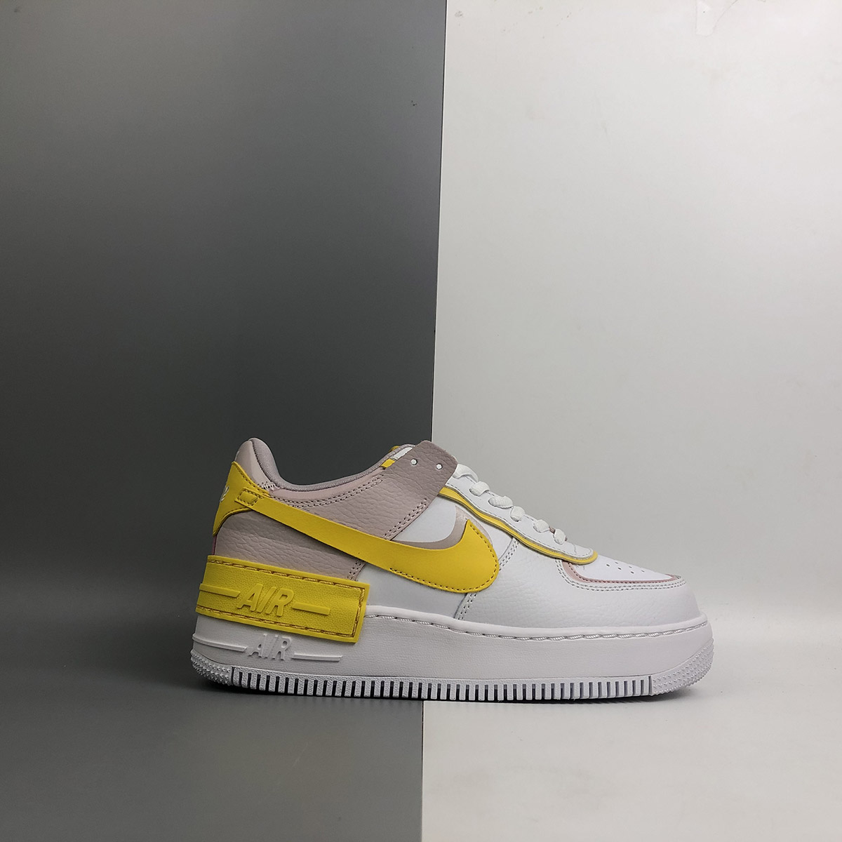 nike air force with yellow