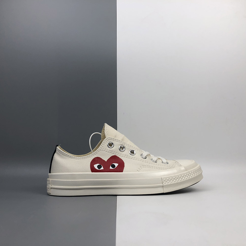 converse play white low