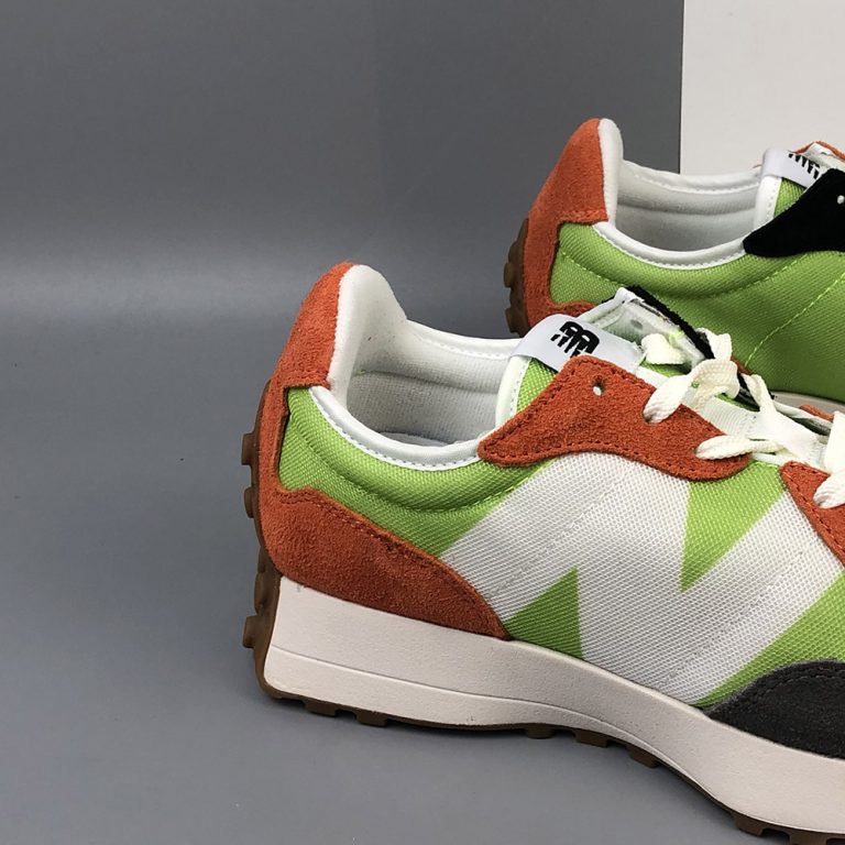 new balance 327 green and orange