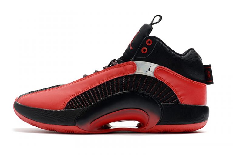 jordan 35 black fire red reflective silver