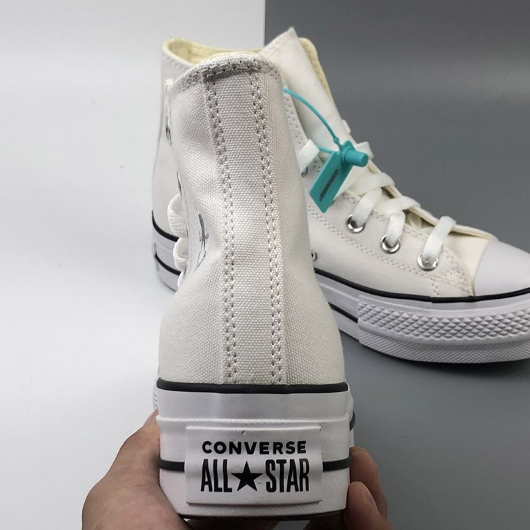 Converse Chuck Taylor All Star Platform High Top White For Sale – The ...