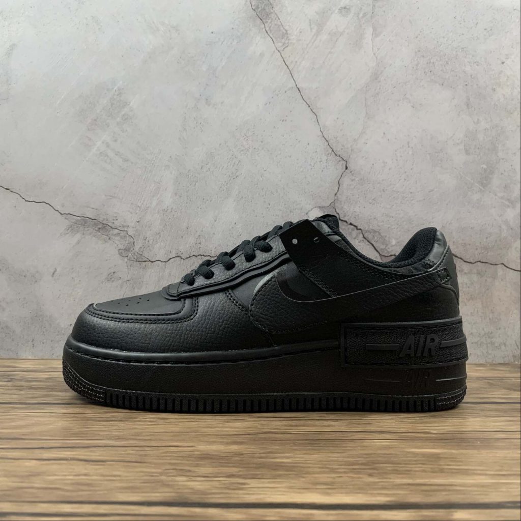 Nike Air Force 1 Shadow Triple Black For Sale – The Sole Line