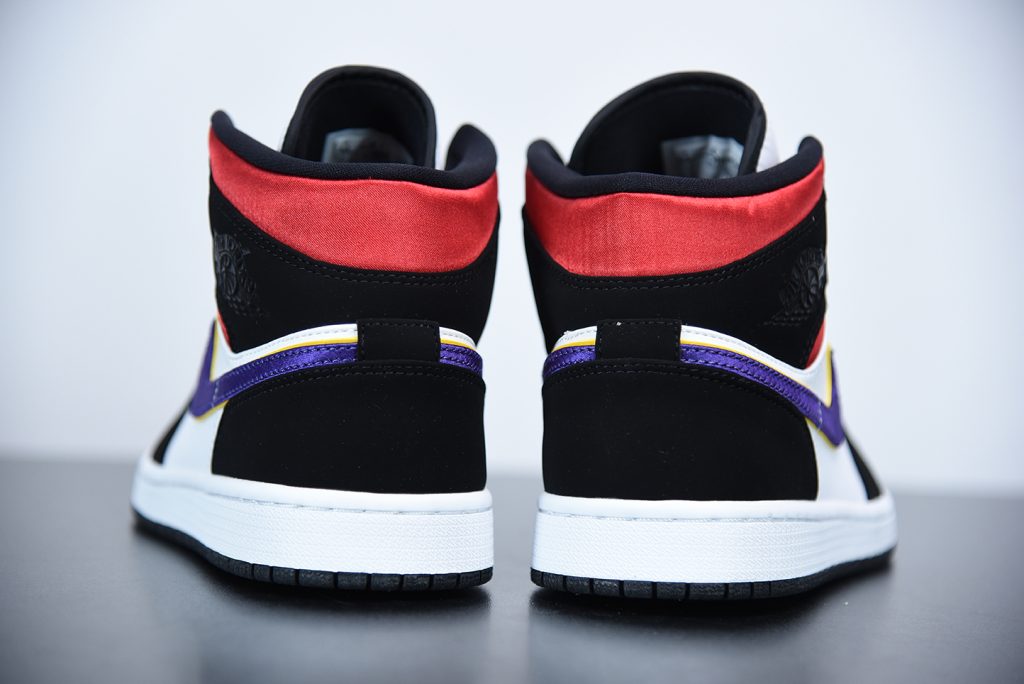 jordan 1 mid purple white red