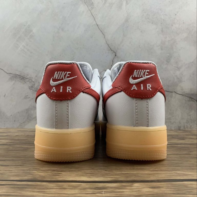 Custom Nike Air Force 1 Low White Red For Sale – The Sole Line