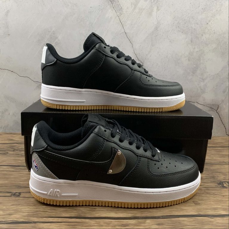 Nike Air Force 1 Low “NBA Spurs” Black Grey For Sale – The Sole Line