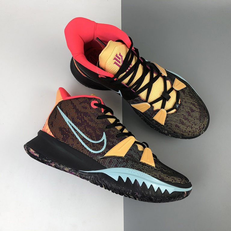 Nike Kyrie 7 ‘Soundwave’ Black/Yellow-Crimson For Sale – The Sole Line