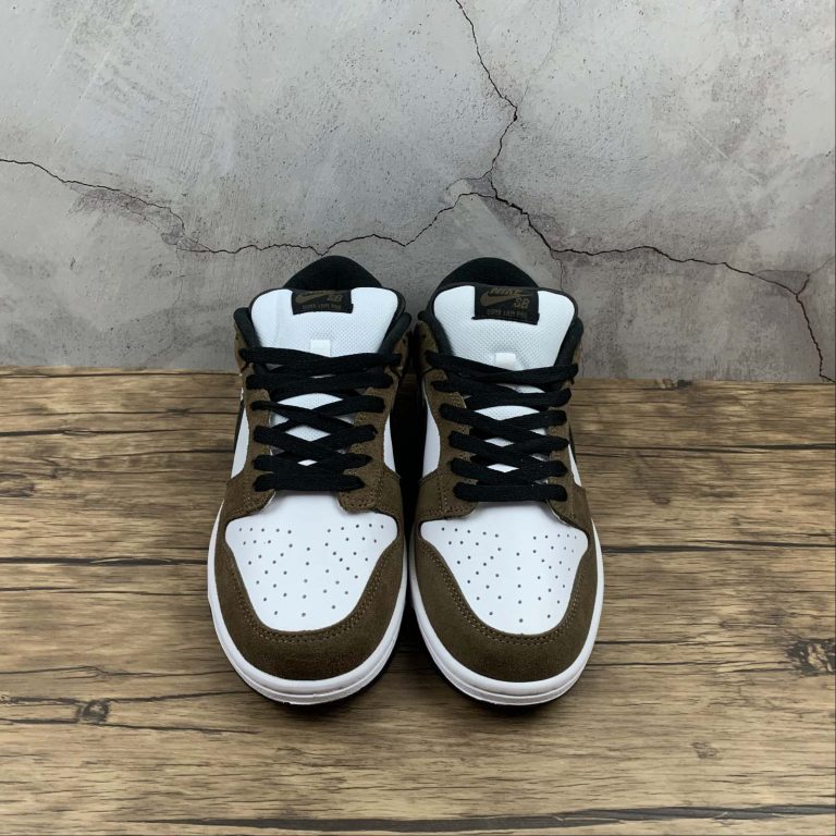 Nike SB Dunk Low White Black Trail End Brown For Sale – The Sole Line